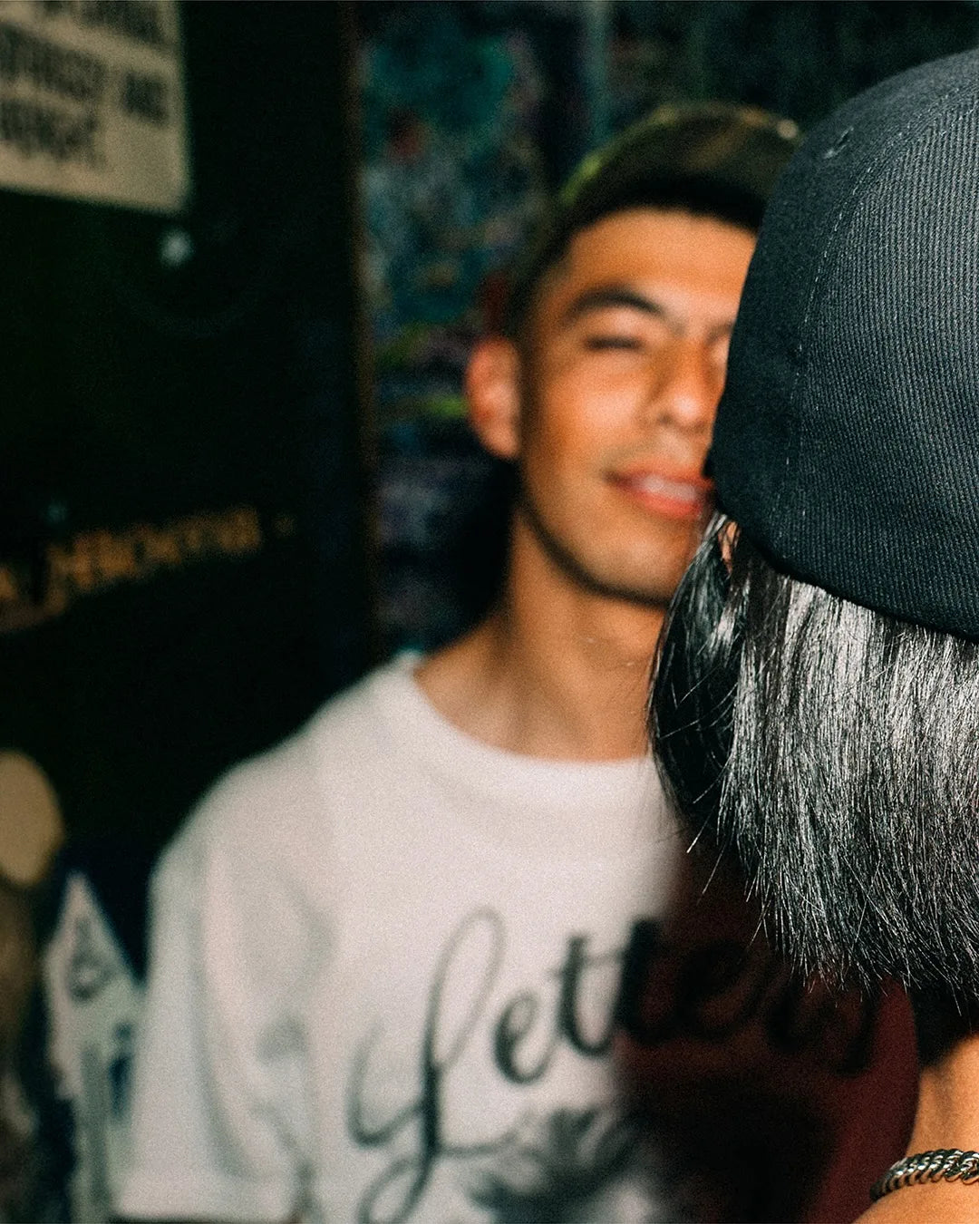 Campaign: the Letters tee, close up